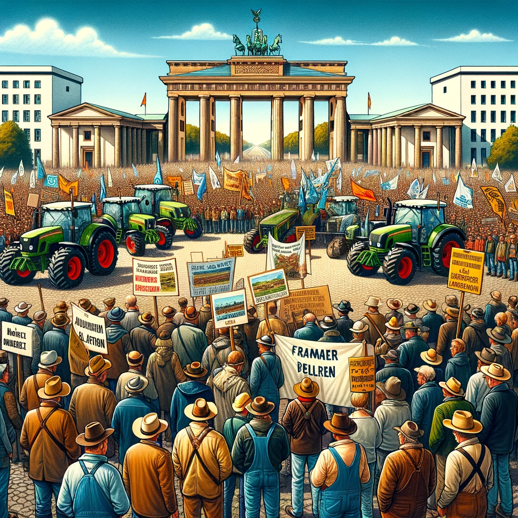 Bauern Proteste Symbol
