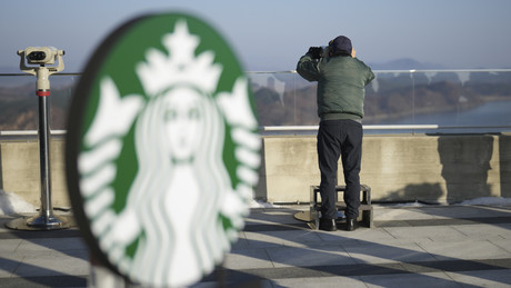 Starbucks eröffnet Café mit Blick auf Nordkorea in historischem Grenzgebiet