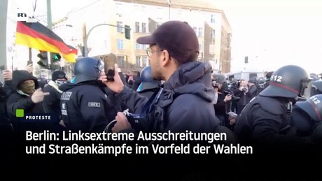 Berlin vor der Wahl: Eskalation der Gewalt mit Krawallen und Tränengaseinsatz