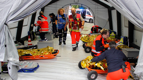 Bundeswehr-Übung in Litauen: So retten deutsche Soldaten Verwundete aus dem “Gefechtsfeld