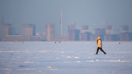 Sensationeller Anblick: Finnischer Meerbusen erstmals seit 15 Jahren komplett zugefroren!
