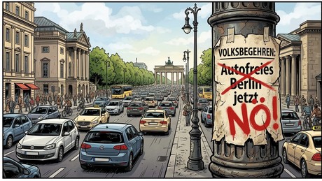 Autofreies Berlin gescheitert! Volksentscheid verfehlt nötige Mehrheit