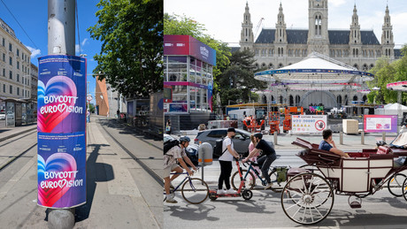 ESC 2026 in Wien: Schockierende Boykott-Plakate überschwemmen die Stadt vor dem großen Finale