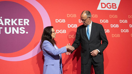 Merz und DGB im Schlagabtausch: „Da liegen Welten zwischen uns!“