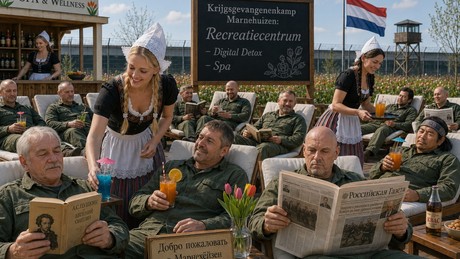 Niederländer rüsten Luxus-Lager für russische Kriegsgefangene – Humanitäre Geste oder Provokation?
