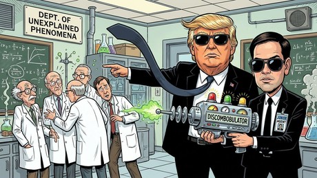 Enthüllt: Die geheimen Papiere und das mysteriöse Verschwinden der Forscher hinter Trumps Discombobulator