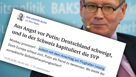 NZZ-Chef macht Leipzig zum Opfer: Russlands Angriff mitten in Deutschland?