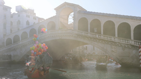 Venedig in Aufruhr: Delfin sorgt für Sensation vor der Rialto-Brücke!