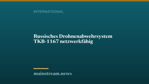 Russisches Drohnenabwehrsystem TKB-1167 netzwerkfähig