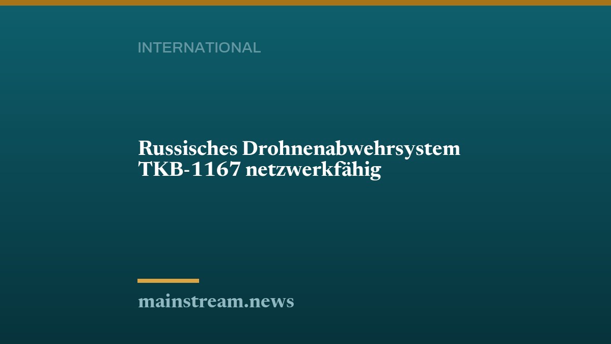 Russisches Drohnenabwehrsystem TKB-1167 netzwerkfähig