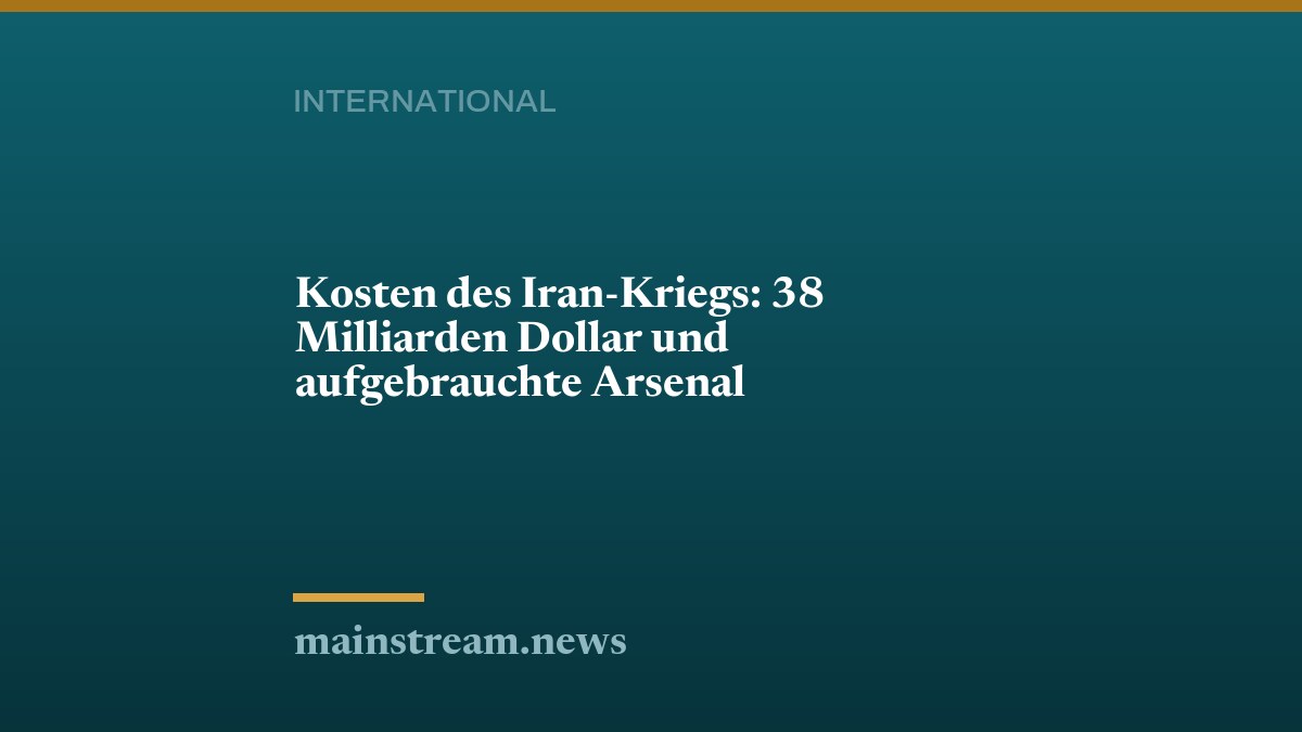 Kosten des Iran-Kriegs: 38 Milliarden Dollar und aufgebrauchte Arsenal