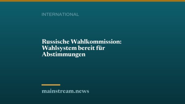 Russische Wahlkommission: Wahlsystem bereit für Abstimmungen