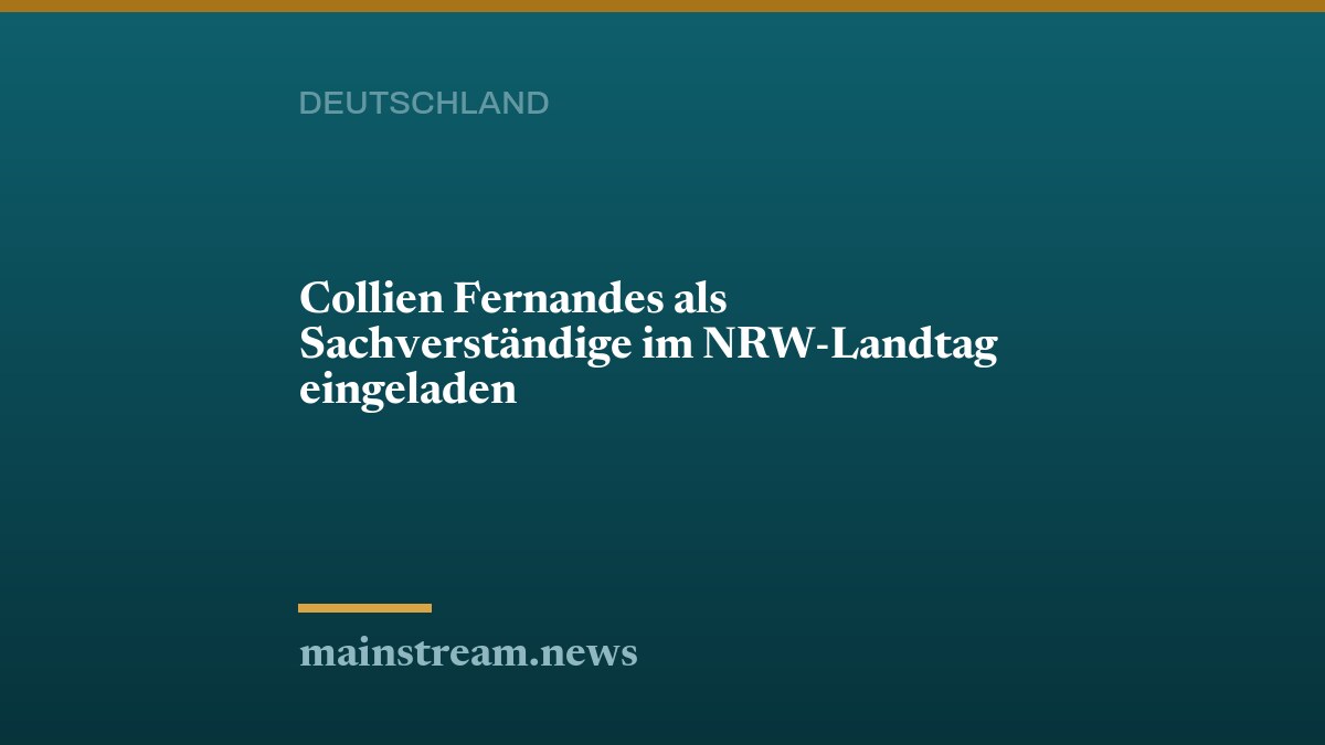 Collien Fernandes als Sachverständige im NRW-Landtag eingeladen