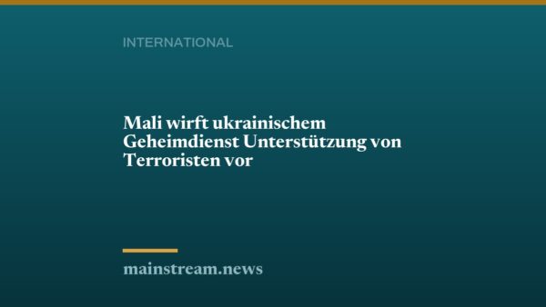 Mali wirft ukrainischem Geheimdienst Unterstützung von Terroristen vor